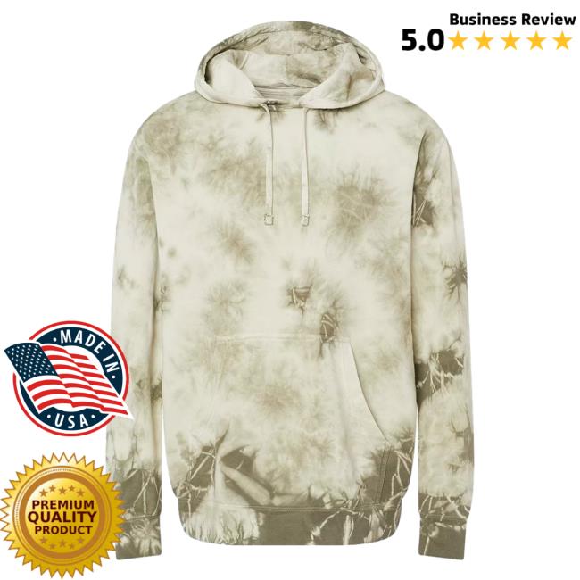 Official Kohls Apparel Clothing Store Shop Merch Independent Trading Co Midweight Tie-Dye Hoodies Tie Dye Olive