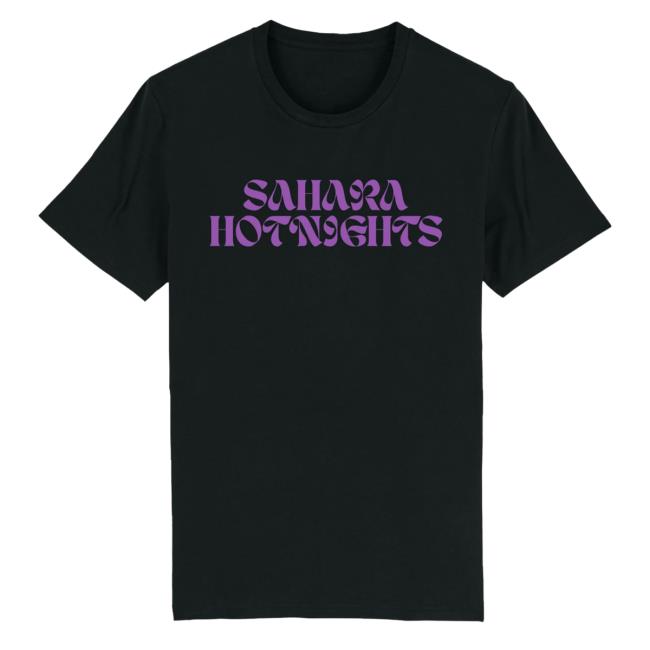 Official Sahara Hotnights Merch Logo Black T Shirt