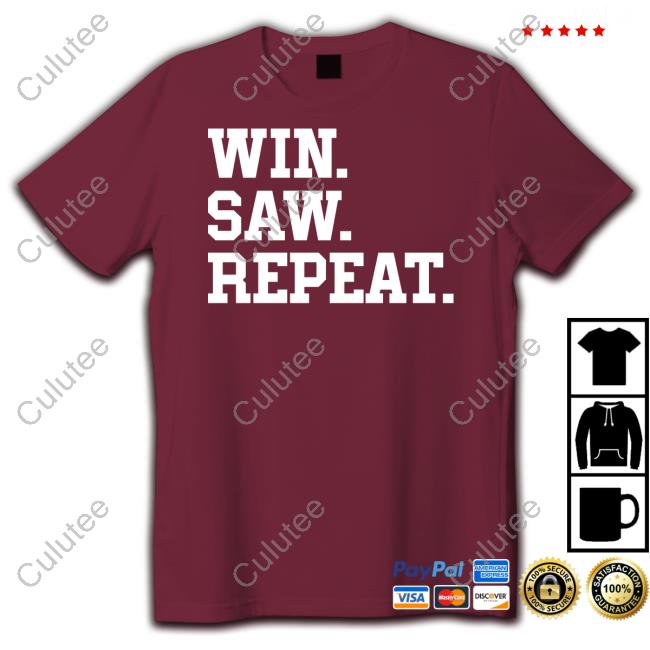 Win Saw Repeat Hooded Sweatshirt