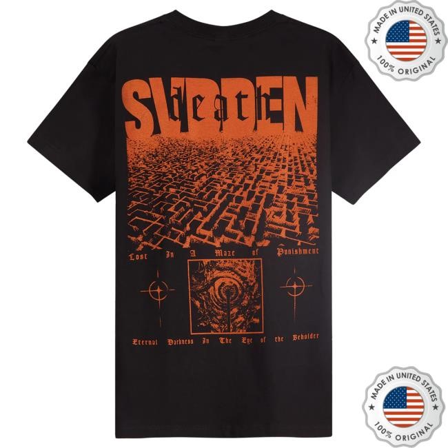Official Svdden Death Merch Svdden Death Maze Of Punishment New Shirt SvddenDeath