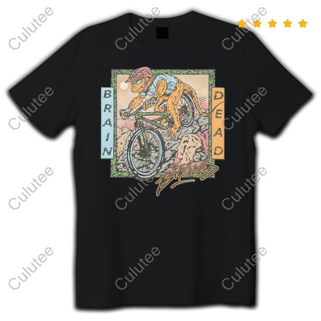 Weare Brain Dead Merch Equipment Bike Lizard Tee