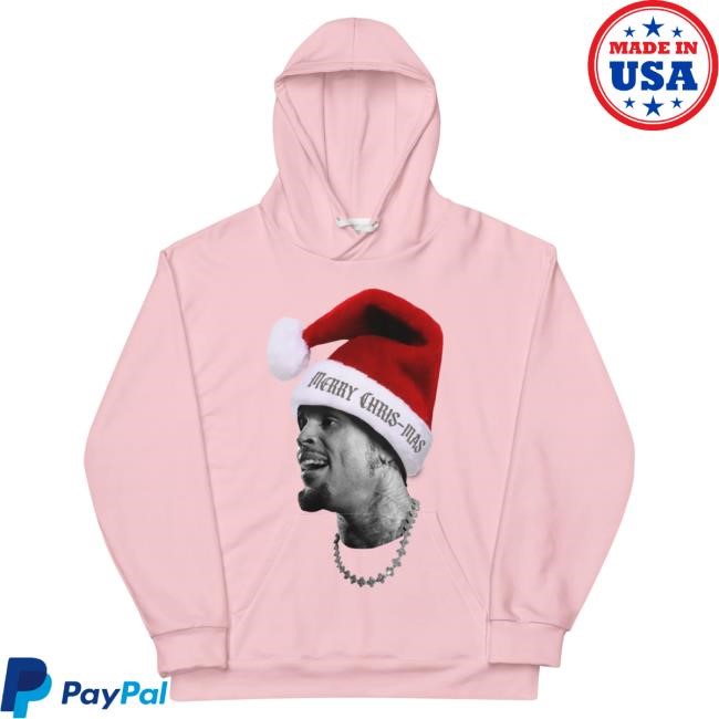 Official Chris Brown Merch Store Merry Chris-Mas Big Head Hoody