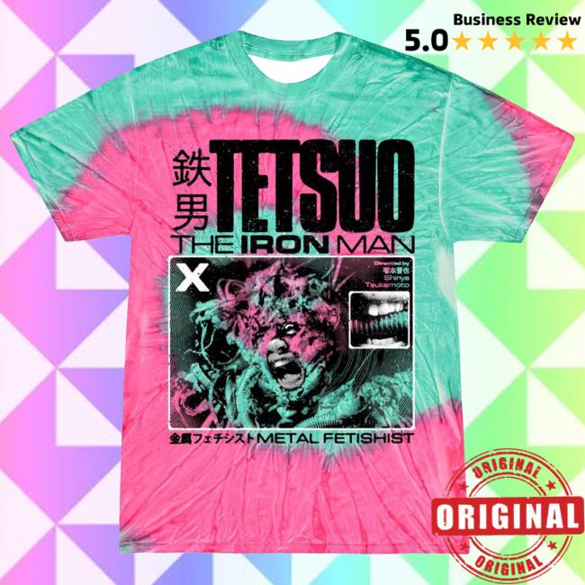 Tetsuo The Iron Man Tie Dye Tee Shirt