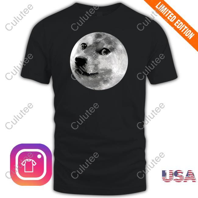 Doge Coin Swag Store Official To The Moon Hooded Sweatshirt