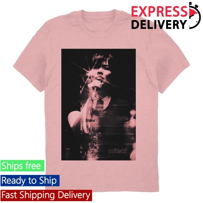 Official Mitski Apparel Merch Fall 2024 Tour New Shirt (Pink) | Mitski