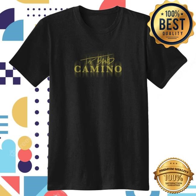 Official The Band Camino Merch Store Blurred Logo Shirts
