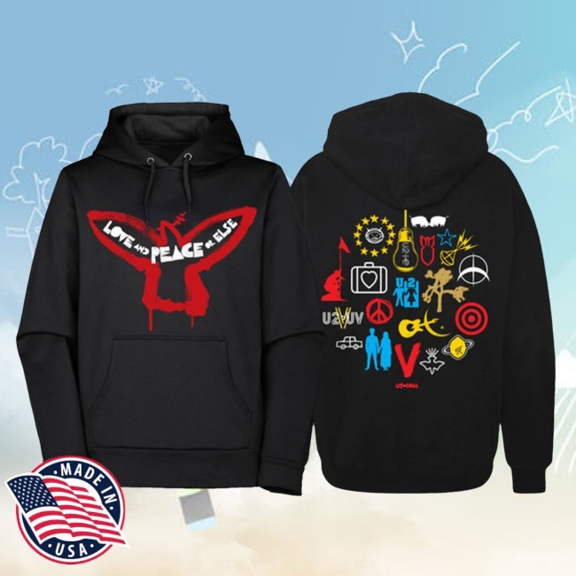 Official Love And Peace Or Else New Hoodie