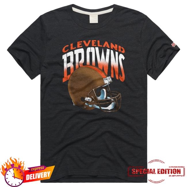 Cleveland Browns Gradient Alt Helmet Tees Homage | Cleveland Browns Official | NFL Football