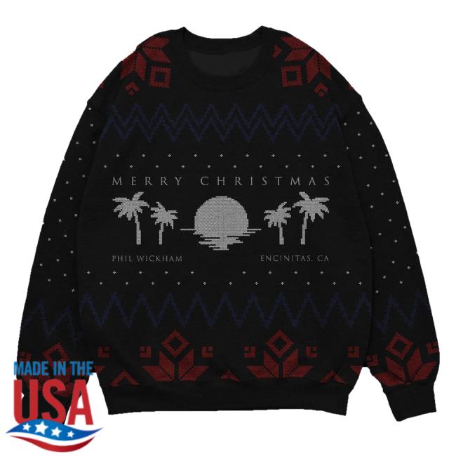 Official Phil Wickham Merch Store Shop Merry Christmas - Christmas Crew neck PhilWickham