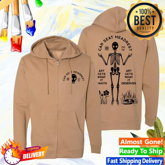 Official Art Gets What It Wants Zip Crewneck Sweatshirt
