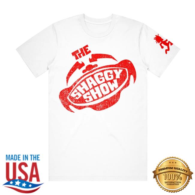 Insane Clown Posse & Psychopathic Records Merchandise ICP Apparel Shop The Shaggy Show Logo White - Shirt New Psychopathic Merch