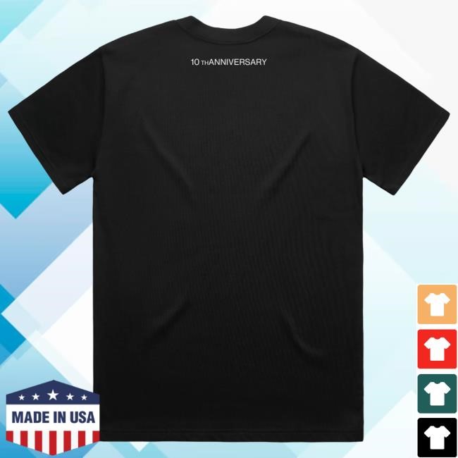 Nothing But Thieves Merch Graveyard Whistling 10th Anniversary Black New T-Shirt Nothing But Thieves