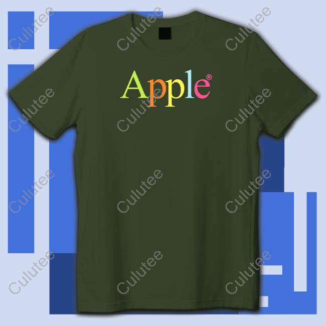 Apple T-Shirt Vintage Apple Long Sleeve Tee