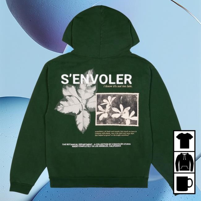 Official Senvoler Store Shop Senvoler Studio Département Botanique Hood