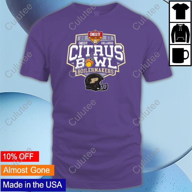 Cheez-It Orlando Citrus Bowl Purdue Boilermakers 2023 Tee Boilers Purdue 2023