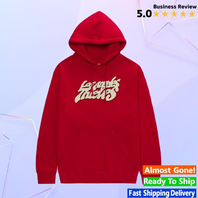 Official 100 Thieves Merch Warped Sweatshirts - Red