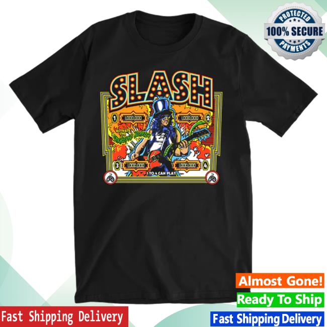 Official Slash Merch Slash Pinball Black Long Sleeve Shirt