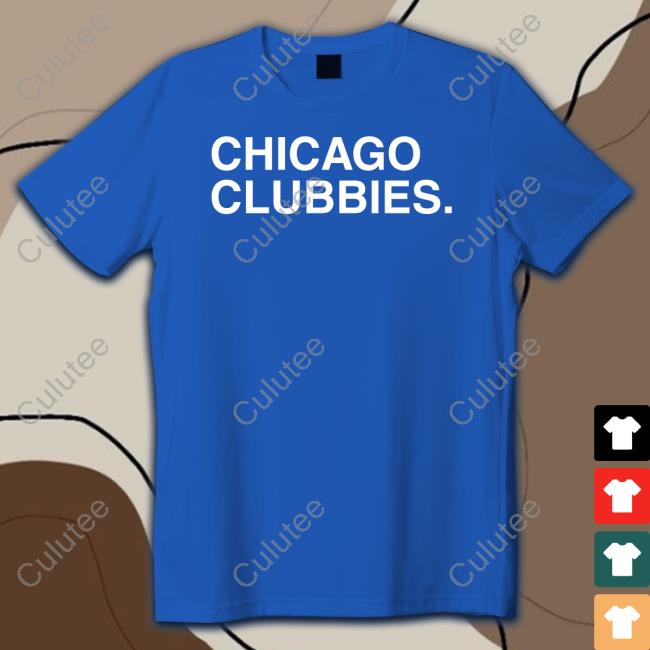 Obvious Shirts Chicago Clubbies Long Sleeve Tee ChicagoCubs