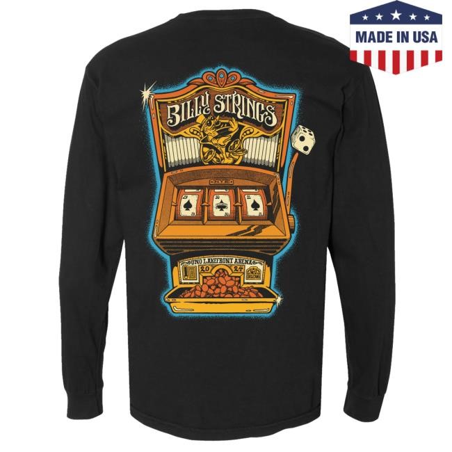 Billy Strings Merch NYE Slot Machine Long Sleeve Tee
