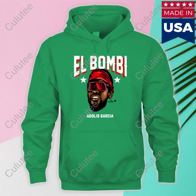 Official BreakingT Adolis García: El Bombi Crewneck Sweatshirt