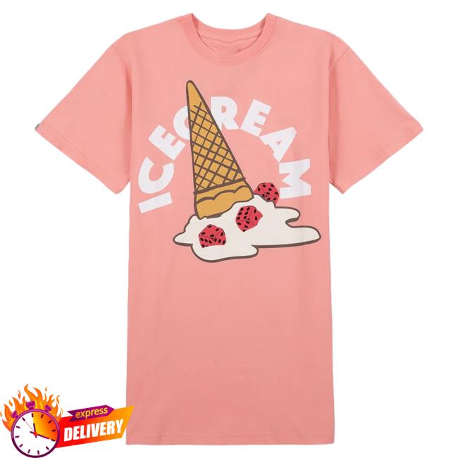 Official Ice Cream Capsule Nyc Icecream Spill Popover Shirt Peaches
