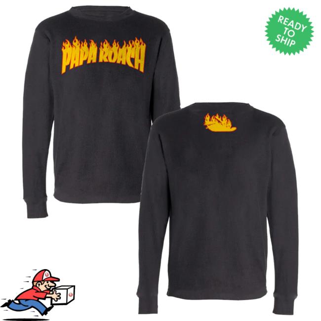 Papa Roach Merch Shop Firestarter Thermal Hoodie