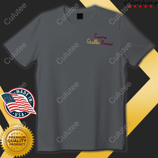 AS Roma Store Cuore Giallo Rosso Sweatshirt