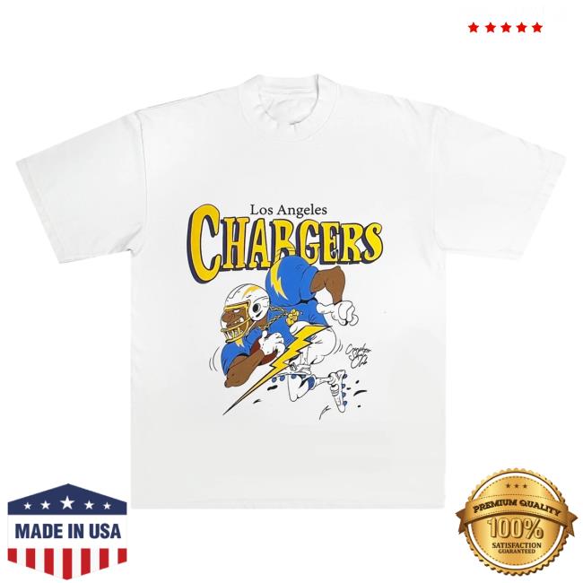 Official Crenshaw Skate Club Csc X La Chargers Player T Shirt