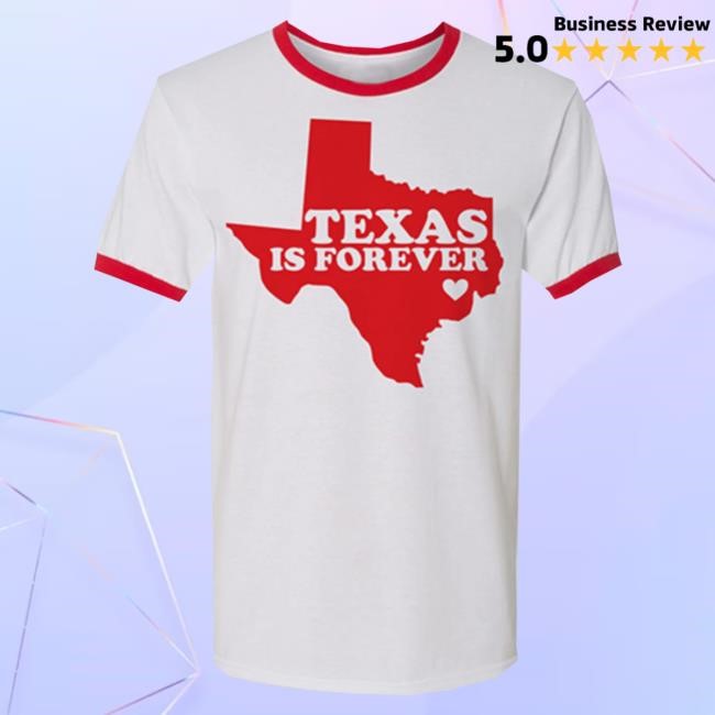 Official Pierce The Veil Merch Store - "Texas Is Forever" Ringer T Shirt - Pierce The Veil