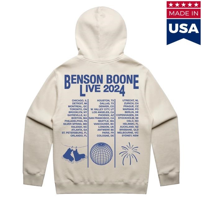 Official Benson Boone Merch Store Live 2024 Sweater Benson Boone Apparel Clothing Shop BensonBoone