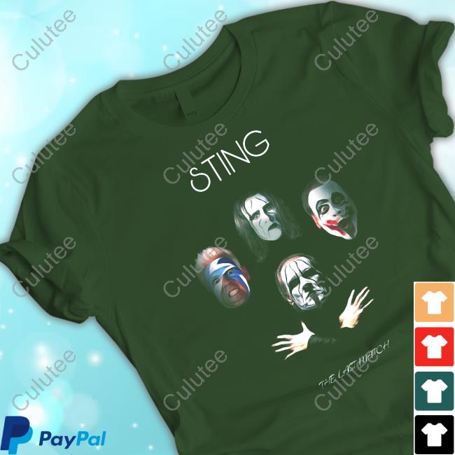 Sting The Last Match New Tee Sting The Last Match Tee