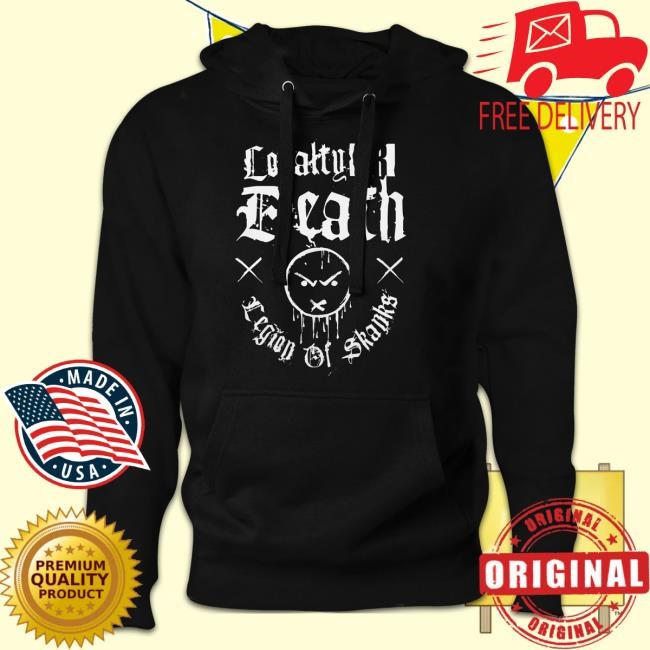 Official Legion of Skanks Podcast Loyalty Or Death Popover Hoodie