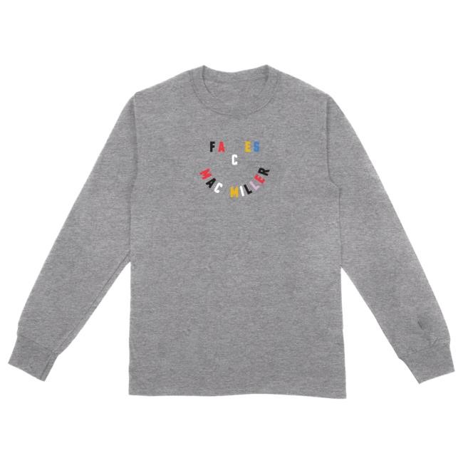 Faces 10 Year Smile LS Tee – Mac Miller Store Faces 10 Year Smile LS – Mac Miller Store