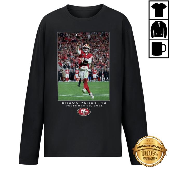 49ers Brock Purdy NFL Football Flash Week 17 Graphic T-Shirt Stadium Gear