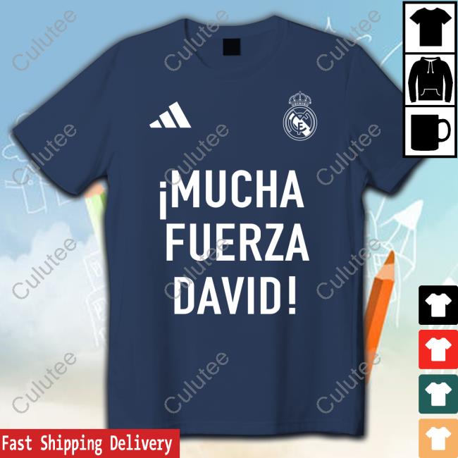 Official Madrid Zone Real Madrid David Alaba Mucha Fuerza David T-Shirt