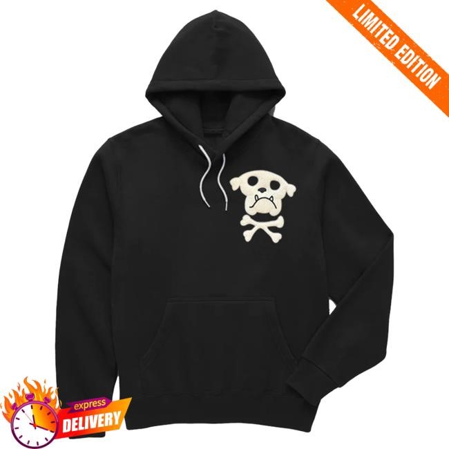 Official Duke And Winston Bulldog & Bones Patch Pull Over Hoodie Duke & Winston