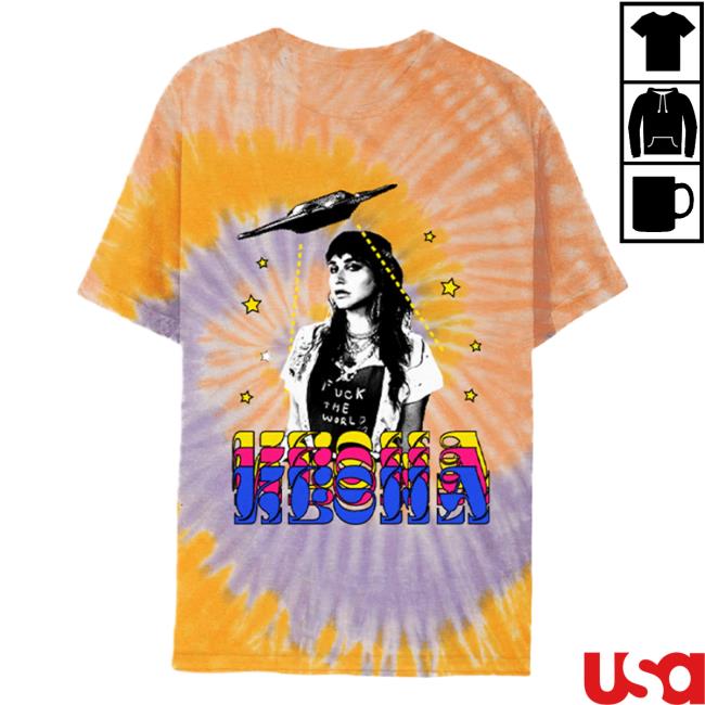 Official Kesha Tour Merch Kesha Ufo Shirt New Sunflower Tie Dye Ke$ha Clothing Store Shop