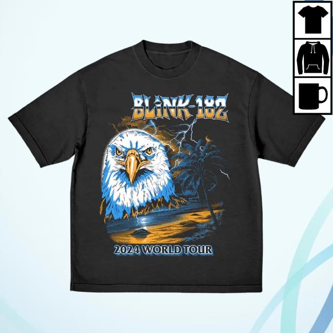 Blink 182 Merch Blink-182 Eagle Tour T Shirt