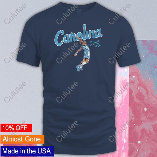 Unc Basketball Carolina Caleb Love Dunk T Shirt