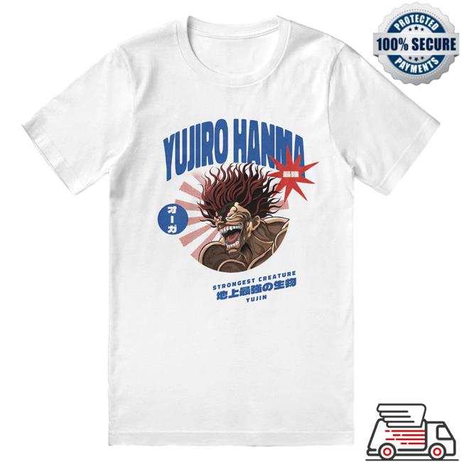 Yujin Clothing Baki Hanma Yujiro Hanma Strongest Creature Shirt