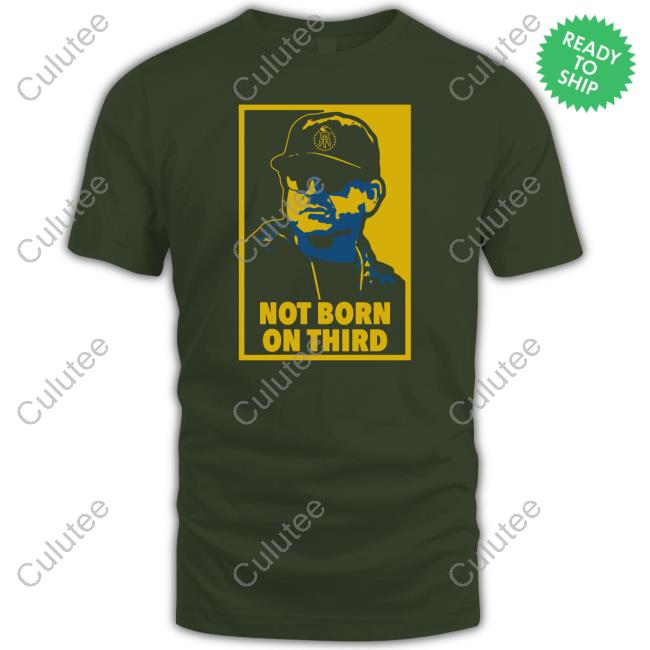 Barstool U Not Born On Third Tee Shirt