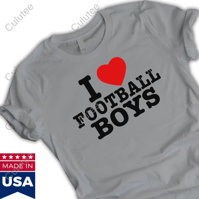 I Love Football Boys T Shirts