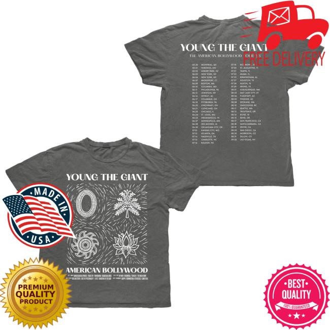 American Bollywood Symbols Tour Short Sleeve Shirt – Young the Giant