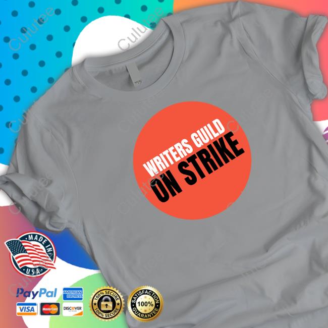 Official Writers Guild On Strike Tee Shirt