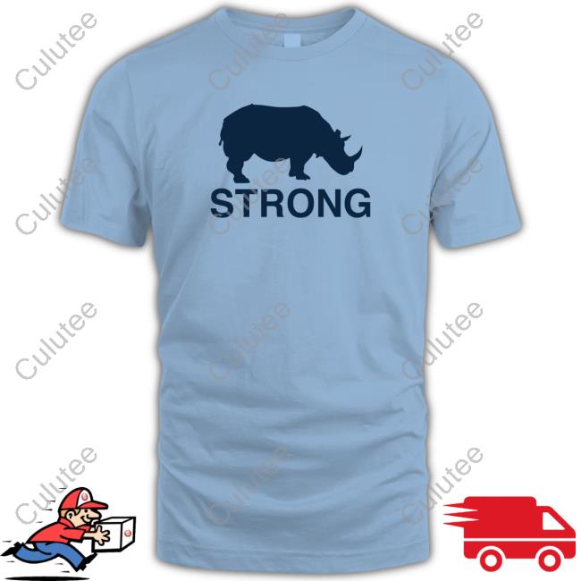 Obvious Shirts Rhino Ryno + Strong Shirt New