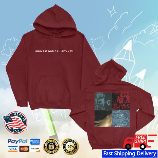 Jimmy Eat World Clarity 25th Anniversary Hooded Sweatshirt