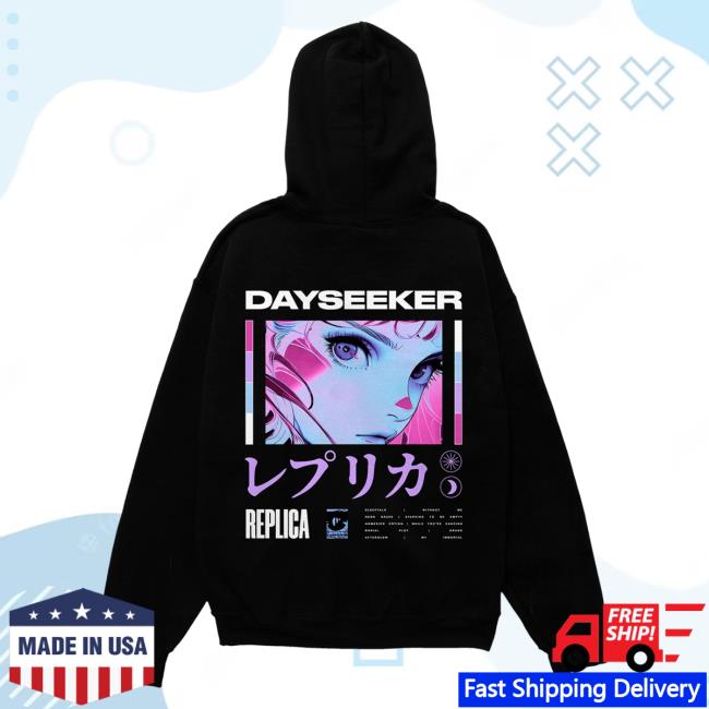 Official Dayseeker Merch Store Dayseeker Anime Hoodie Dayseeker Apparel Clothing Shop