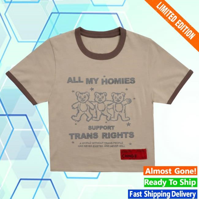 Official Chnge Clothing Store Chnge Respect Trans Rights Baby Tee (Dune)