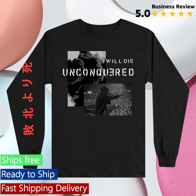 Eminem Slim Shady Clothing Shop Store Unconquered Black Long Sleeve SlimShady Merch