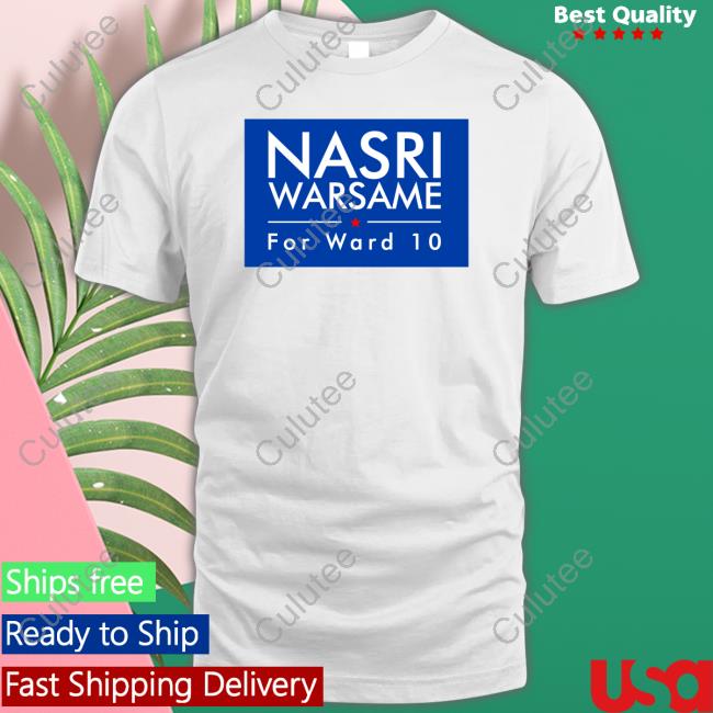 Official Nasri Warsame For Ward 10 Shirt